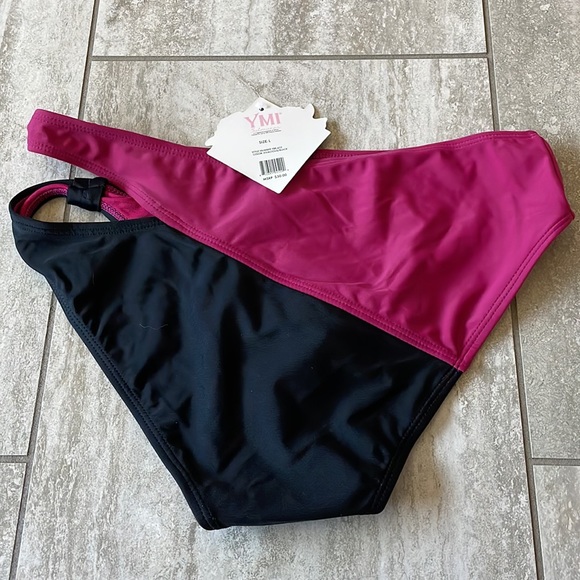 YMI Vivacious / Black Swim Bottom for Women Size Large - Picture 2 of 7